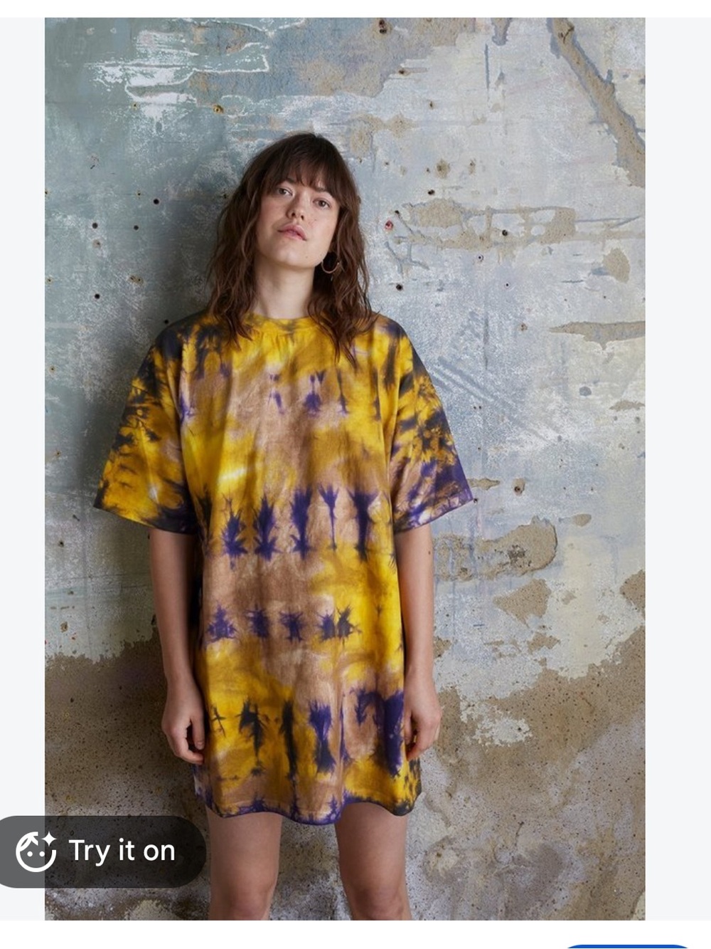 Damson madder oversized shirt or dress